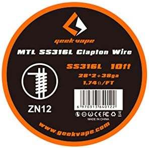 Geekvape 10feet MTL SS316L Clapton Wire Stainless Steel Vape Coil Wire