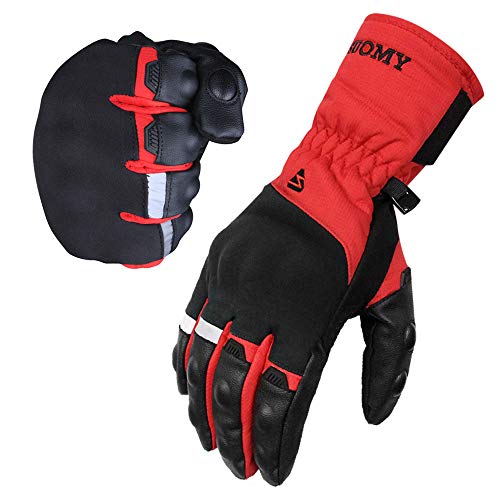 Motorcycle Gloves Waterproof Women Touch Screen for ATV UTV Scooter Riding M