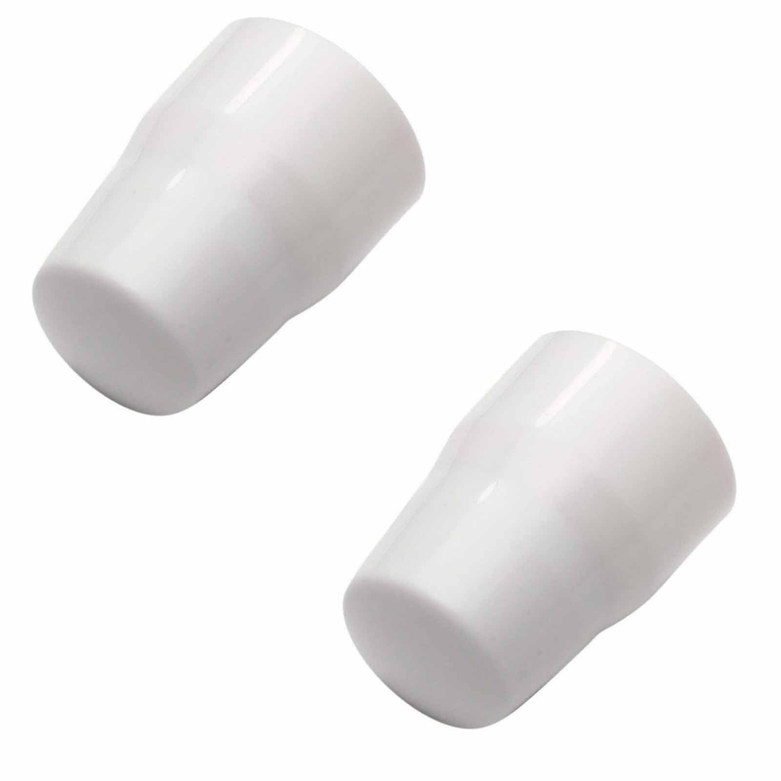 Generic 2 PCS Universal Radiator Valve Caps, White ABS Plastic, Car, Motorcycle, Van, Truck, ATV