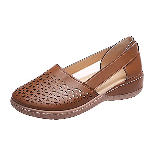 Wedge Summer Work Shoes Closed Toe Women's Closed Toe Wedge