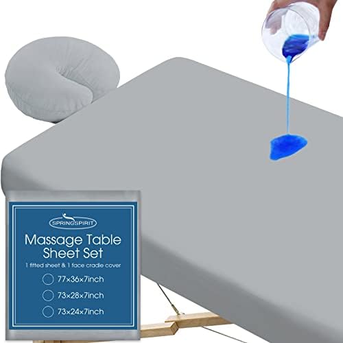 Massage Table Sheets 100 Waterproof 2Piece Massage Table Cover Sets