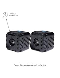 Lume cubeta 1500 lúmenes de luz (negro, paquete de dos)