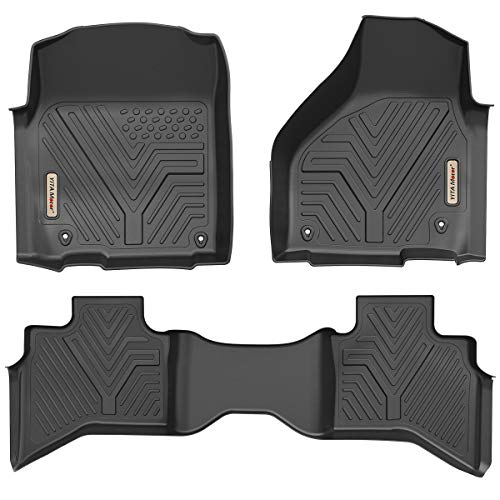 YITAMOTOR Floor Mats Compatible with Ram 1500, Custom Fit Floor Liners