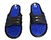 Womens Velcro Anti Slip Comfy Slide Sandals Home Flats Shoes Shower Slip On Slipper, Blue, 8 B(M) US