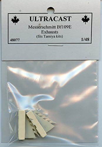 Ultracast 1:48 Messerschmitt Bf 109 E Exhausts for Tamiya Kit - Resin #48077