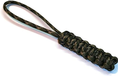 RedVex Zipper Pulls - Knife Lanyards - Equipment Lanyards - Paracord Cobra Style - Choose Your Color & Size (Qty 3)