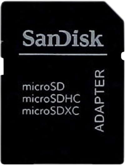 SanDisk microSD to SD Memory Card Adapter MICROSD-ADAPTER Built-in Write Protect