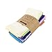 INFEI Solid Color Linen Blended Thin Dinner Cloth Napkins - Set of 12 (40 x 40 cm) - for Events & Home Use (Multicolored)