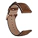 WOCCI Suede Vintage Leather Watch Band with Rose Gold Buckle, Quick Release Strap, Width (18mm 20mm 22mm)
