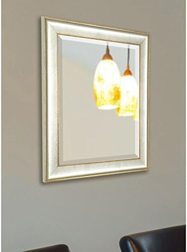 Rayne Mirrors American Made Vintage Mirror with 1" Bevel, 22" X 34"", Silver/Bronze Edge Finish