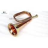 Civil War Era Solid Copper Bugle US Military Cavalry Horn
