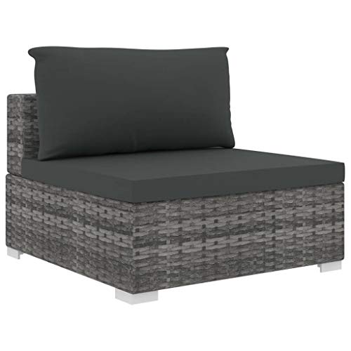 vidaXL Gartenmöbel 11-TLG. mit Auflagen Lounge Möbel Sitzgarnitur Gartengarnitur Sitzgruppe Sofa Gartenset Gartensofa… – Bild 7