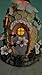 Mystic Garden Solar Resin Fairy Garden House. Beehive Design. Lights up at Night; Indoor or Outdoor Fairy Home for Flower Gardens, planters, Window Boxes, Terrarium or Yard.