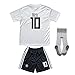 KID BOX 2018 Germany Mesut OZIL #10 Home Away Soccer Kids Jersey & Short Socks Set Youth Sizes