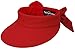 Simplicity UPF 50+ UV Protection Wide Brim Beach Sun Visor Hat for Women,Red