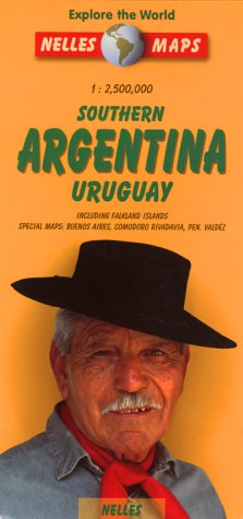 Nelles Southern Argentina/ Uruguay Travel Map with Falkland Islands (Nelles Maps) by Nelles