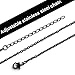 Maromalife Essential Oil Diffuser Necklace with Lava Stone Beads, Lovely Heart Aromatherapy Diffuser Locket Pendant with 6 PCS Lava Rocks and 25.5inches Adjustable Chain Gift Set (Black)