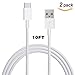 Type C, Asstar (2 Pack) USB 3.1 Type C Data Charge Charging Cable for ZTE Zmax Pro Z981/Oneplus Three / OnePlus 3T/HTC Bolt/Google Pixel/Pixel XL, Nexus 6p/5X,LG G5 with USB3. 1 type C port (10FT)