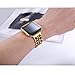 For Fitbit Blaze Bands, bayite Replacement Stainless Steel Chain Bands with Metal Frame for Fitbit Blaze Gold