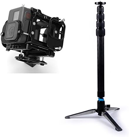 FOREVER100 FG5 3+3 w/ Carbon Monopod VR 360° Panorama Mount Rig for 6x GoPro HERO 5
