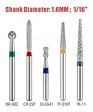 Pwhite 50pcs Diamond Burs FG Diamond Burs by besy tools
