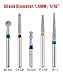Pwhite 50pcs Diamond Burs FG Diamond Burs by besy tools