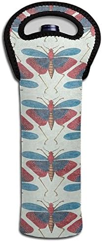 Red Wine Tote Bag Dragonfly Single Fashion Champagne Bottle Carrier Holder