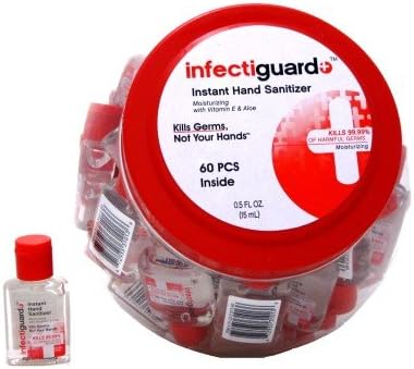 Infectiguard Hand Sanitizer 0.5 oz. (Tub of 60)