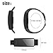 AbandShip Fitness Tracker, Fitness Tracker Watch with Slim Touch Screen and Wristbands, Wearable Activity Tracker as Pedometer Sleep Monitor for Android and iOS (Black.)