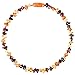 Minetom Baltic Amber Teething Necklace for Baby, Anti Inflammatory, Drooling and Natural Teething Pain Relief, GIA Certified Pure Baltic Amber Unisex Baby Necklace, Cherry-Honey