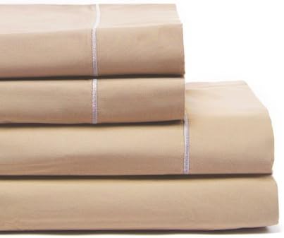 Luxomere 100% Cotton Bed Sheet Set – ULTRA SOFT 800 Thread Count Sateen Luxury Hotel Quality Bedding - 6 Piece Wrinkle &amp; Fade Resistant Bedspreads (King, Latte)