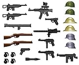 BrickArms World War II Weapon Pack (24 Pieces) - LEGO Compatible Weapons [Toy]
