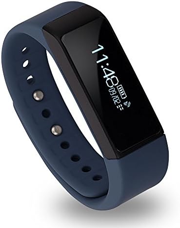 Soter Security i5 Plus Fitness Tracker Wireless Waterproof Sport Pedometer Smart Watch for IOS Android Phone (Blue)
