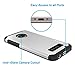 OMOTON Moto Z Play Case - Dual-Layer [Soft TPU Interior] [Durable PC Exterior] Shock Case For Motorola Moto Z Play Droid, Silver