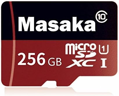 Masakasy 256GB Micro SD Card High Speed Class 10 Micro SD SDXC Card with Adapter (256GB)