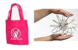 Vertical Vortex Spring with PINK Carry Bag Traveling Interactive Kinetic Toy