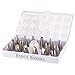 FancyBakers 17 Piece Cake Decorating Tip Set, Kit includes 16 of The Most Popular Stainless Steel Tips, Reusable Coupler & Storage Case Also for Pastry & Icing Cup Cakes