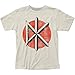 Dead Kennedys Men's Distressed Logo Slim Fit T-Shirt X-Large Vintage White