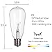 Brightown 24-Pack Edison Replacement Light Bulbs,7W E17 Screw Base ST40 Replacement Clear Glass Light Bulbs for Outdoor Patio ST40 String Lights, Warm White