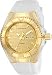 Technomarine Women's Cruise Monogram Stainless Steel Quartz Watch with Silicone Strap, White, 26 (Model: TM-115022)