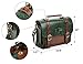 ECOSUSI Vintage Crossbody Messenger Bag Satchel Purse Handbag Briefcase for Women, Green