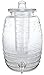 LANSH 2.3 Gallon Glass Beverage Dispenser with Easy Flow Spigot