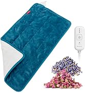 Weighted Heating Pad, Comfytemp Aromatherapy Heating Pad for Back Pain Relief, Aromatic Electric ...