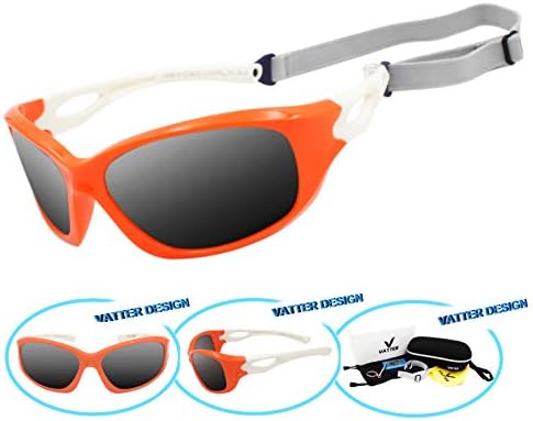 Silica Gel Unbreakable Polarized Sport Sunglasses For Kids Boys Girls Youth