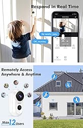 ZUMIMALL Security Cameras Wireless Outdoor with