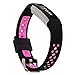 Lwsengme Silicone Strap Compatible with Fitbit Alta/Fitbit Alta HR Wrist Replacement Band Smart Watch Fitness Strap Accessory (Black/Pink)