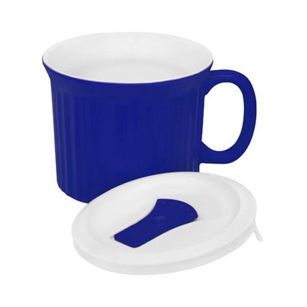 CorningWare 20-Ounce Meal Mug with Vented Lid (Blueberry)