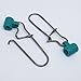 Unclesport 10/25/50/100 PCS Fishing Line Sinker Slides Duo Lock Snaps High Strength Stainless Steel Sinker Slider Swivel Snap Kit Fishing Tackle