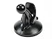 EKIND Replacement Cradle and Removable Car Windscreen Windshield Suction Cup Mount 17mm Swivel Ball GPS Holder Compatible for Garmin GPS Nuvi -Black