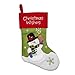 Christmas Stockings for Women Men Adults Kids Girls Boys Cute Embroidered Stockings for Hanging Featuring Santa Snowman Reindeer Snowflakes Red and Green Design for Holiday Decorations Fireplace